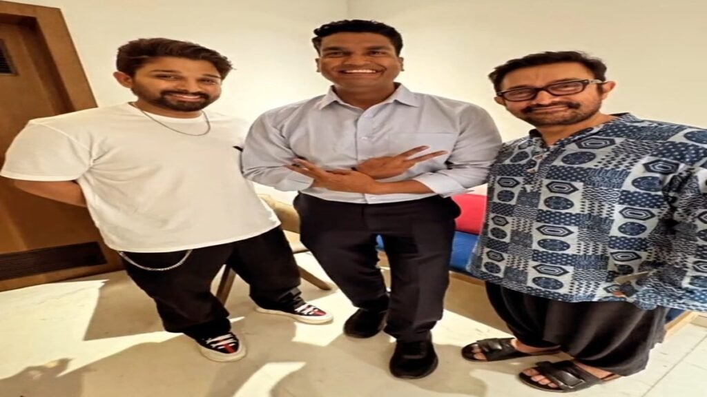 Allu Arjun Meets Aamir Khan