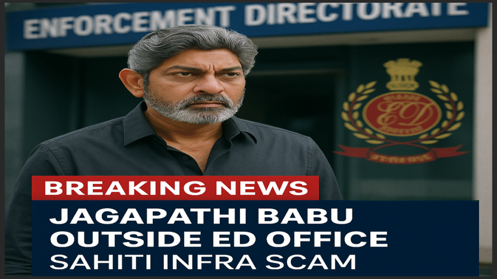 Jagapathi Babu ED interrogation in Sahiti Infra scam