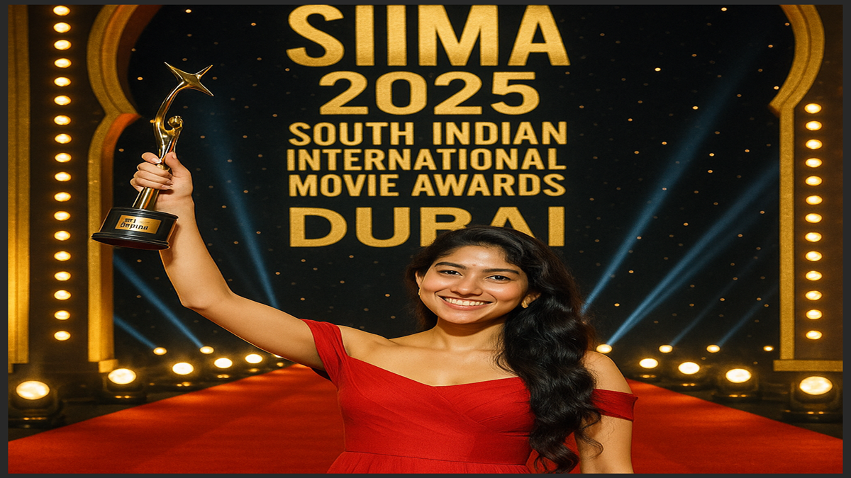 Sai Pallavi Best Actress Award at SIIMA 2025 in Dubai