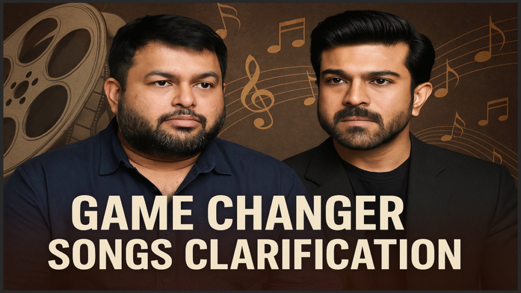 Thaman clarification on Game Changer songs