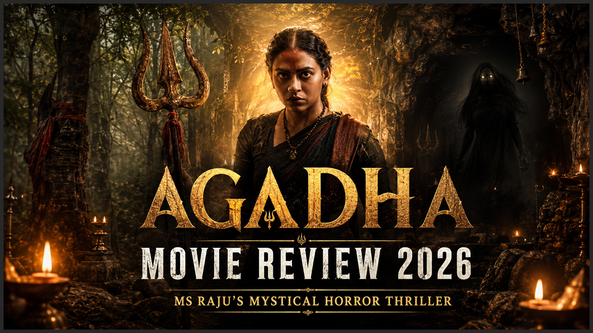 Agadha Movie Review 2026: MS Raju’s Mystical Horror Thriller Impresses Visually but Moves Slowly